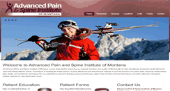 Desktop Screenshot of advancedpainandspine.com