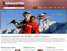 Tablet Screenshot of advancedpainandspine.com